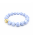 ROEMER armband Chalcedoon met geelgouden magneetsluiting