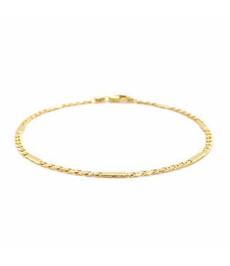 ROEMER ROEMER 14k geelgouden armband fantasie 2.5mm/19cm