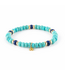 Y&G Y&G armband met turquoise, lapis lazulli 14k goud beads 10SP0006