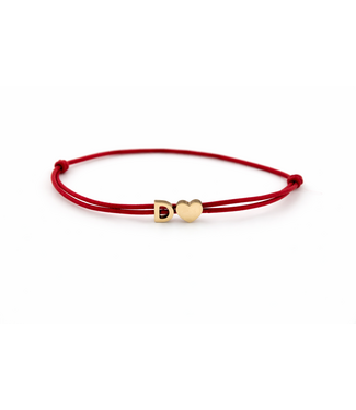 Just Franky Just Franky Capital Bracelet met 2 letters