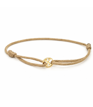 Just Franky Just Franky Charm Letter Bracelet