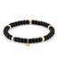 Y&G armband onyx 14k goud 7013