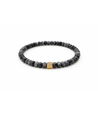 Y&G Y&G armband Men Labradoriet & 14k roségoud 8038M-R