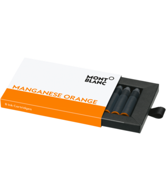 Montblanc Montblanc Montblanc Ink Cartridges, Manganese Orange- 8-unit package MB128207