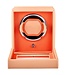WOLF watchwinder cube single peach/orange 461162