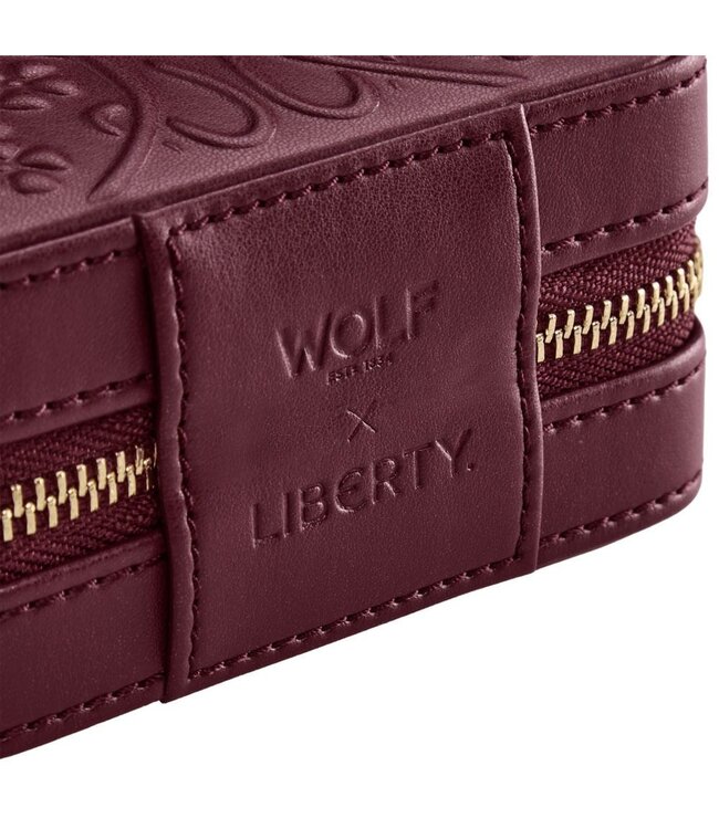 WOLF X LIBERTY juwelendoos All over Lanthe small Burgundy 381327