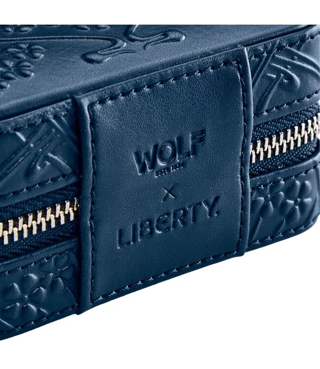 WOLF X LIBERTY juwelendoos All over Lanthe small Navy 381317