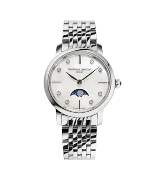 Frederique Constant Frederique Constant horloge slimline moonphase FC-206MPWD1S6B