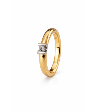 R&C R&C Bicolor gouden ring Camille RIN0016M