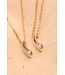 R&C Bicolor gouden hanger Victoire 14k met 0.13ct briljant