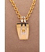 R&C hanger Galla geel/witgoud 14kt 0.10ct. Si/Vs