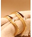 R&C Bicolor gouden ring Victoire 0,10ct maat 19.5