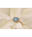 ROEMER 18K rosegouden ring met Aquamarijn