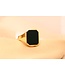 Herenring goud 14k met Jaspis model 601