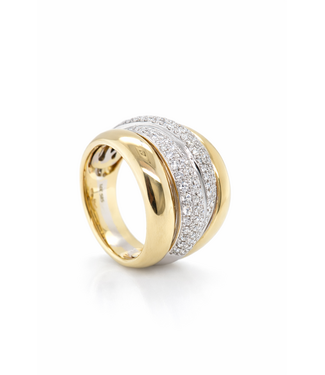Passione Passione ring goud 14k met diamant 0.77ct Si/G maat 55