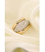 Passione ring goud 14k met diamant 0.77ct Si/G maat 55