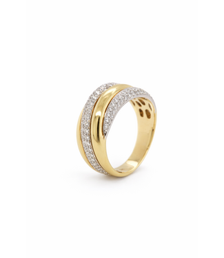 Passione Passione ring goud 14k met diamant 0.71ct. Si/H maat 57