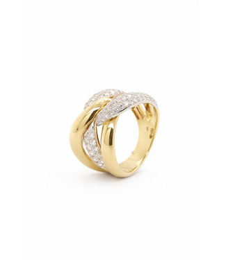 Passione Passione ring goud 14k met diamant 1.34ct. Si/H maat 57