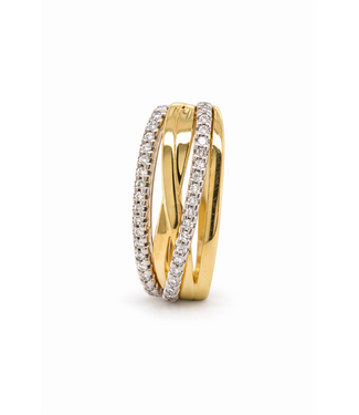 ROEMER ROEMER Hanger goud bicolor 14k met diamant 0.17ct H Si
