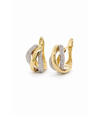Passione Passione Oorringen geel/witgoud 18k 0.37ct H Si