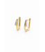 Passione Oorringen geel/witgoud 14k 0.06ct H Si