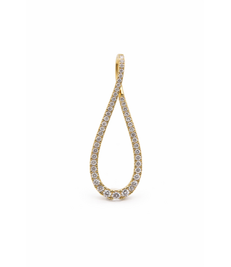 Passione Passione hanger goud 14k met 0.64ct diamant G/Si