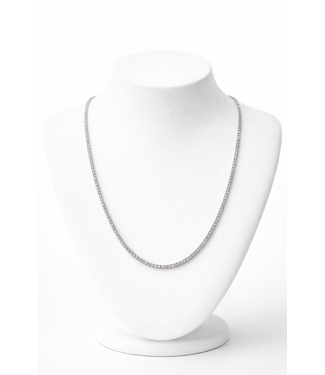 ROEMER ROEMER tenniscollier witgoud 18k met diamant 22.17ct. Si/H 91cm.