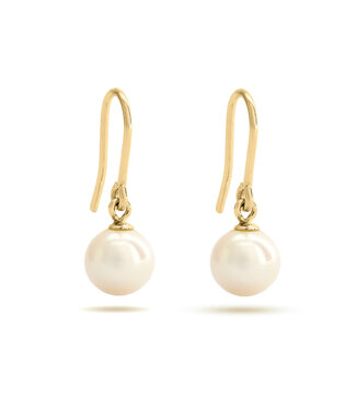 ROEMER ROEMER oorhangers met zoetwaterparels 8mm