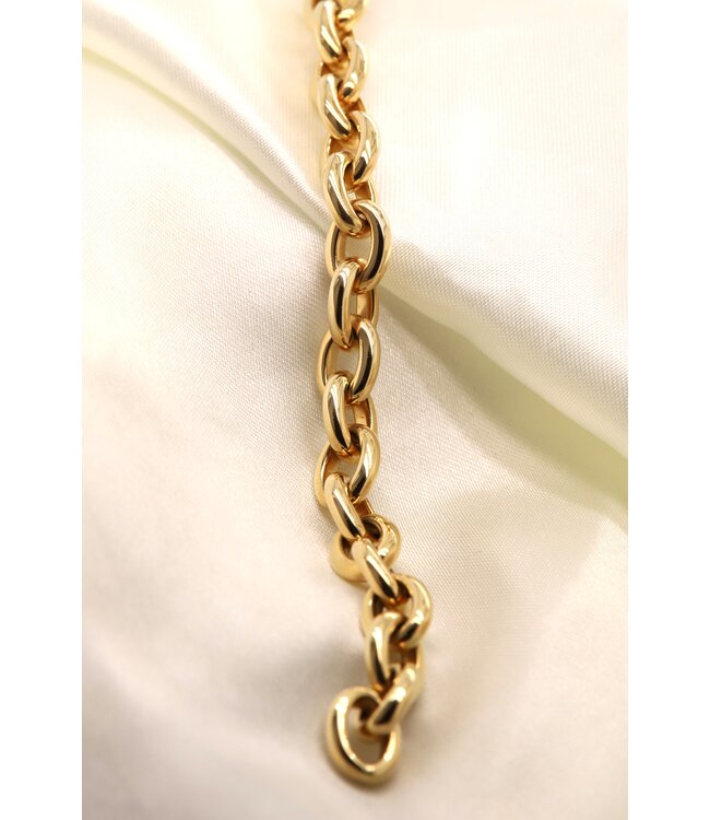 ROEMER armband goud 18k 20cm