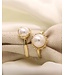 ROEMER ring Sydney goud 14k met parel maat 17,5