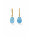 Tomylo ROEMER  oorhangers met Aquamarijn