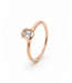 Positano Positano ring roségoud 18k met diamant 0.21 ct. maat 55