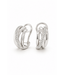 Positano Positano oorringen 18k witgoud met diamant 5064/O
