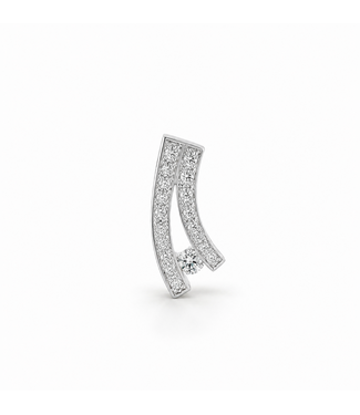 R&C R&C hanger Victoire Riche witgoud 14k met diamant 0.38ct.