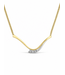 R&C R&C Victoire choker geel/witgoud 14k met diamant 0.15ct. Si