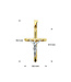 ROEMER hanger kruis en corpus bicolor gestift 27,5