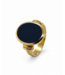 R&C herenring goud 14k met lagensteen kleur 1 maat 20