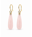 ROEMER by Bregje ROEMER by Bregje oorhangers goud 14k met Rozekwarts 0.16ct Vvs/DEF