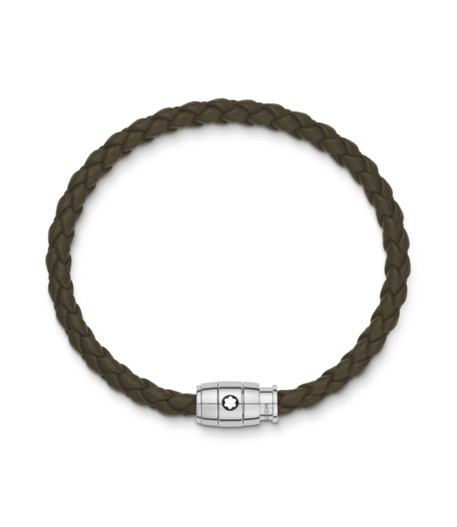 Montblanc armband 3 ringen khaki 136004