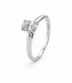 Tomylo Tomylo Ring 14k witgoud LAB Grown Oval diamant 0.38ct maat 54