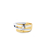 R&C ring Galla geel/witgoud 14k met diamant 0.15ct RIN0052 maat 57
