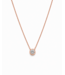 ROEMER ROEMER Collier 14k roségoud met diamant 0.20ct