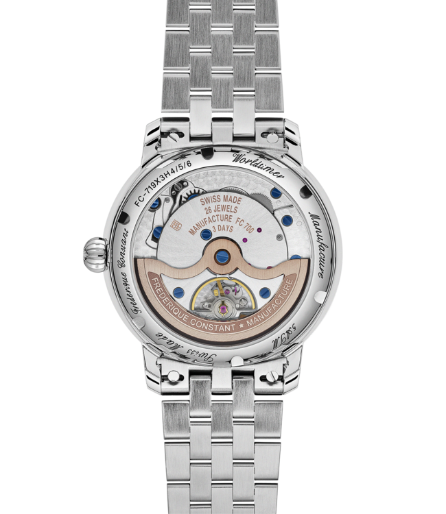 Frederique Constant horloge classic world timer FC-719NN3H6B