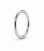 ROEMER ROEMER Kogelring 14k witgoud 2mm maat 53