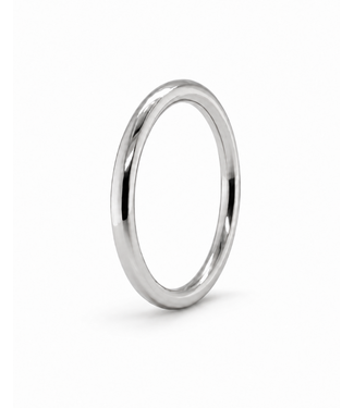 ROEMER ROEMER Kogelring 14k witgoud 2mm maat 51.5