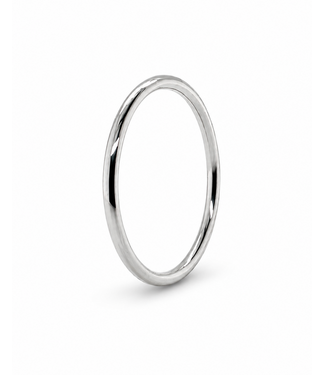 ROEMER ROEMER Kogelring 14k witgoud 1.5mm maat 51