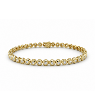 Passione Passione armband goud 14k met briljant 1.03ct Si/G 17.5cm