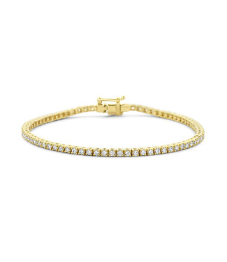 Tomylo Tomylo tennisarmband goud 14k & labgrown diamant 2.00ct Si/G 17.5cm