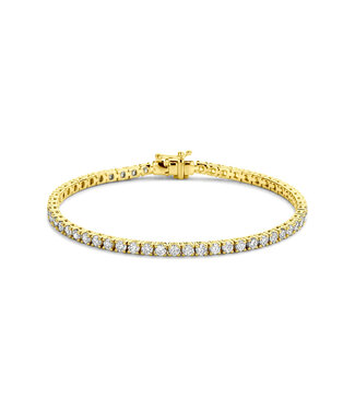 Tomylo Tomylo tennisarmband goud 14k & labgrown diamant 4.00ct Si/G 17.5cm