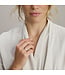 Tomylo ring goud 14k & labgrown diamant 1.00ct Si/GH maat 56 certificaat